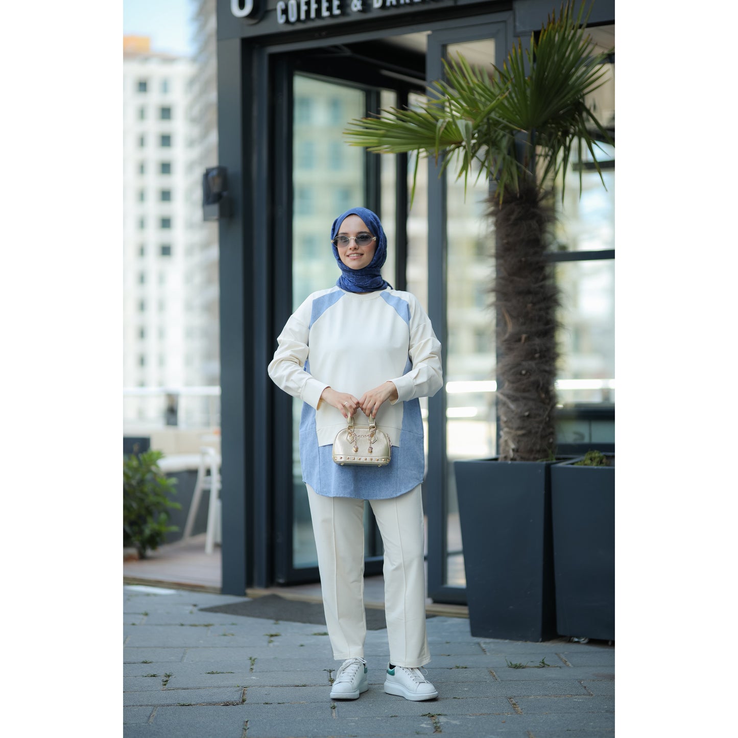 Rose Eşofman Takım Ekru