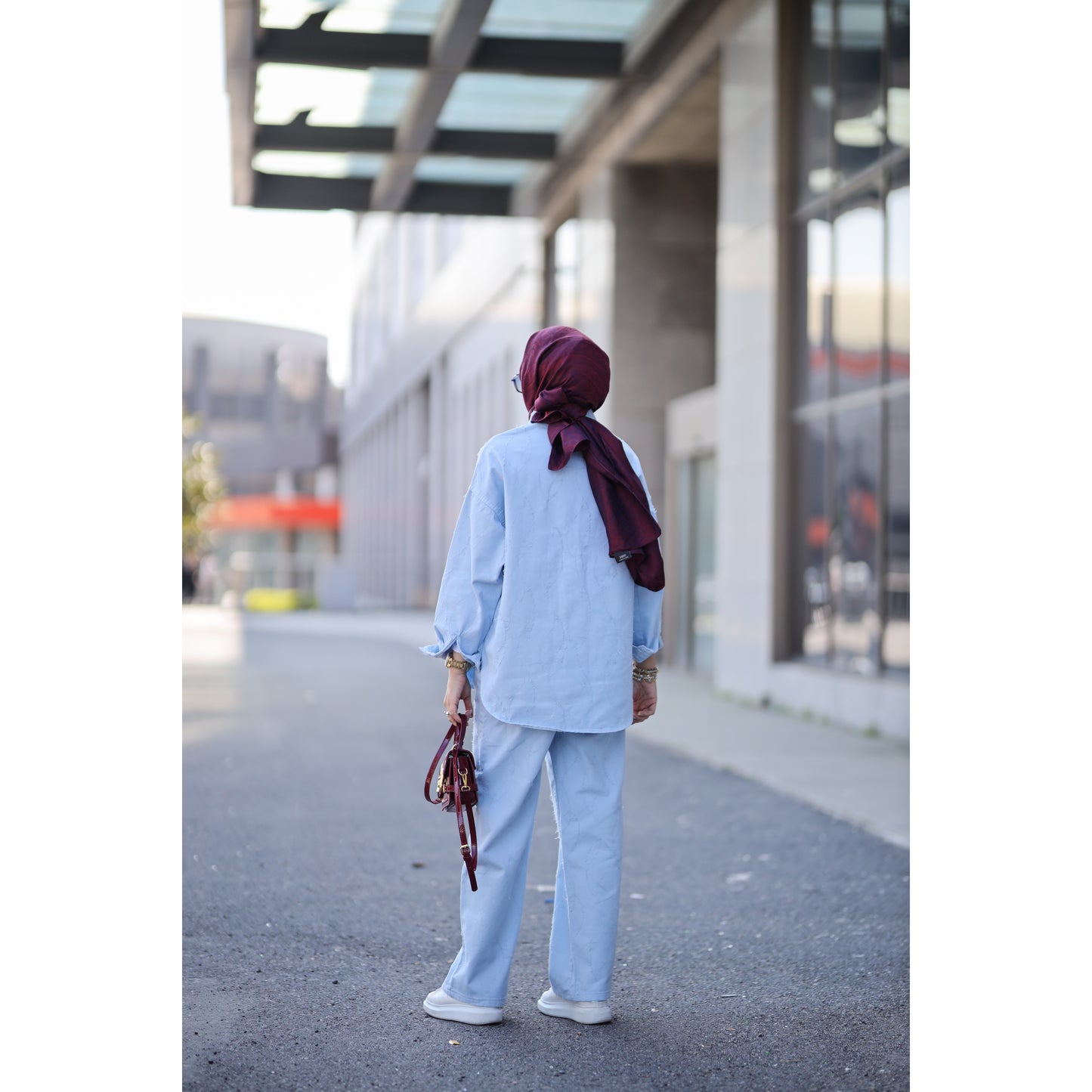Denim Takım Mavi