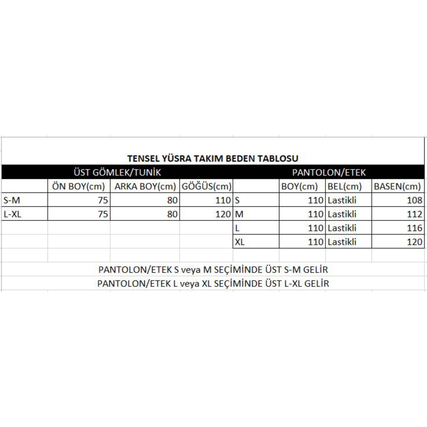 Tensel Yüsra Takım Mavi